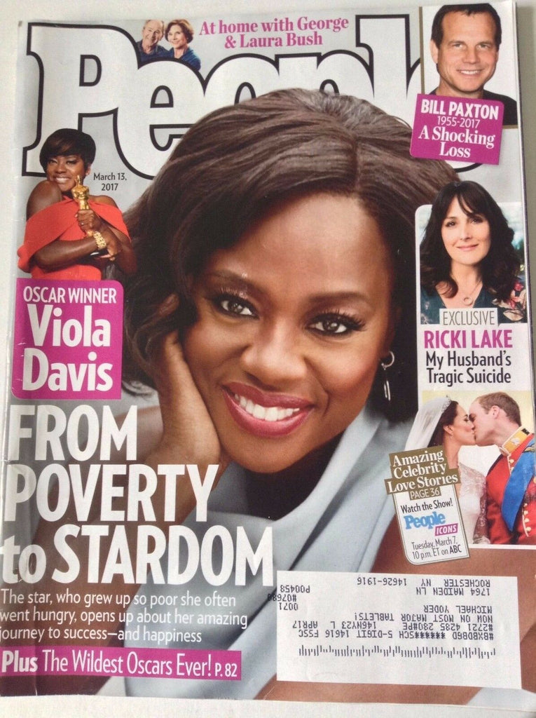 People Magazine Viola Davis Poverty To Stardom March 13, 2017 051617nonrh