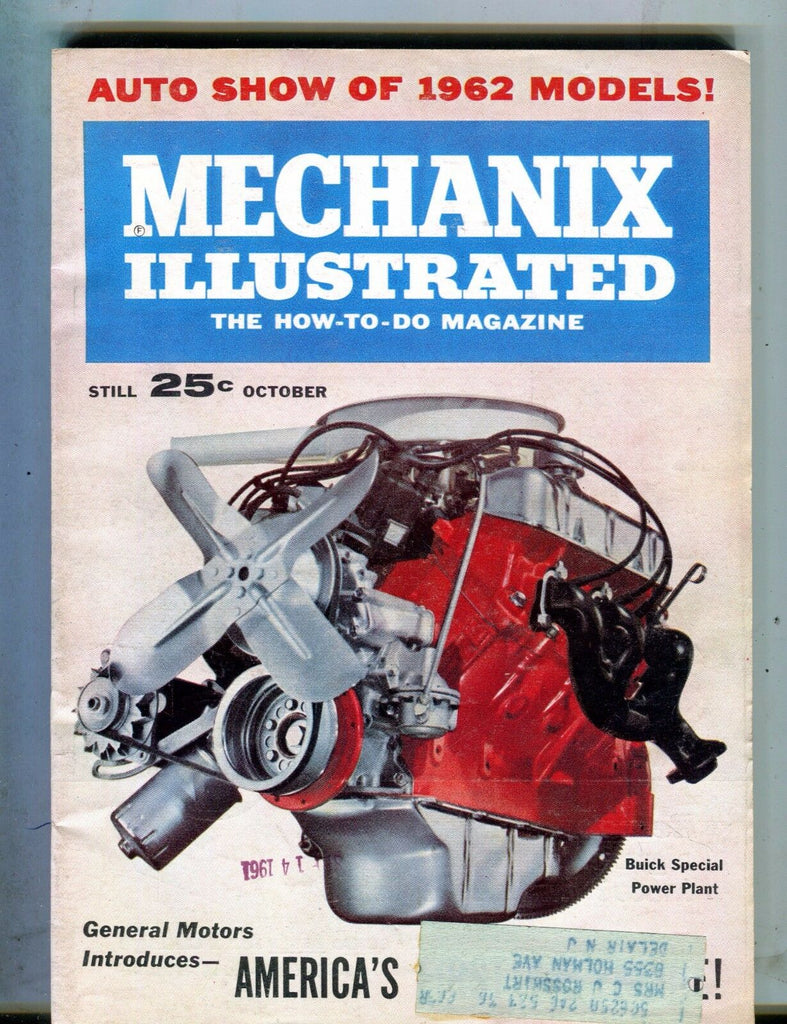 Mechanix Illustrated Magazine October 1961 Buick Power Plant 062817nonjhe
