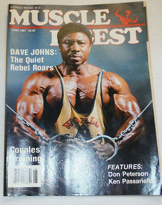Muscle Digest Magazine Dave Johns & Don Peterson June 1981 111814R