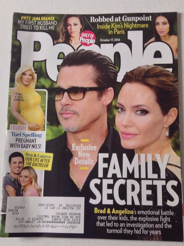 People Magazine Brad Pitt Angelina Jolie October 17, 2016 022817NONRH