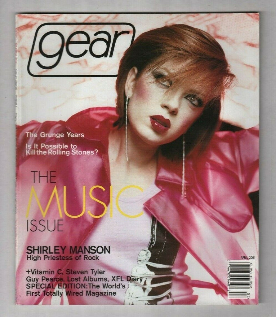 Gear Magazine Shirley Manson Steven Tyler Nikka Costa April 2001 020820nonr