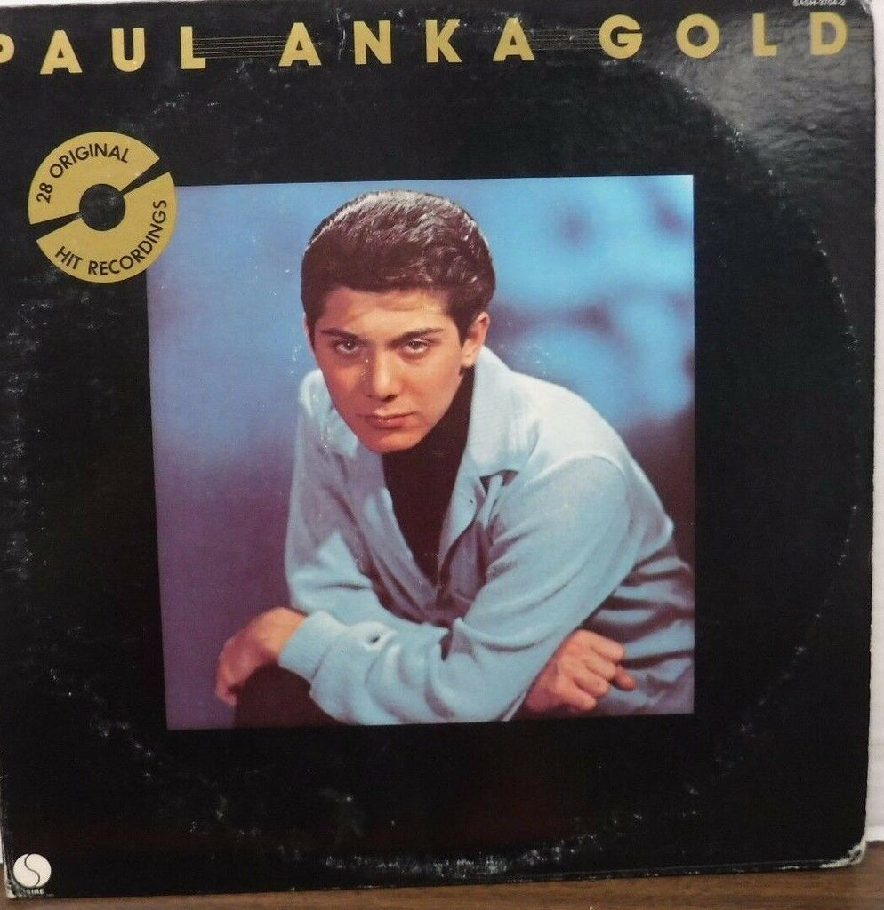 Paul Anka Gold 28 orig. hit recordings 33RPM SASH3704 010217LLE