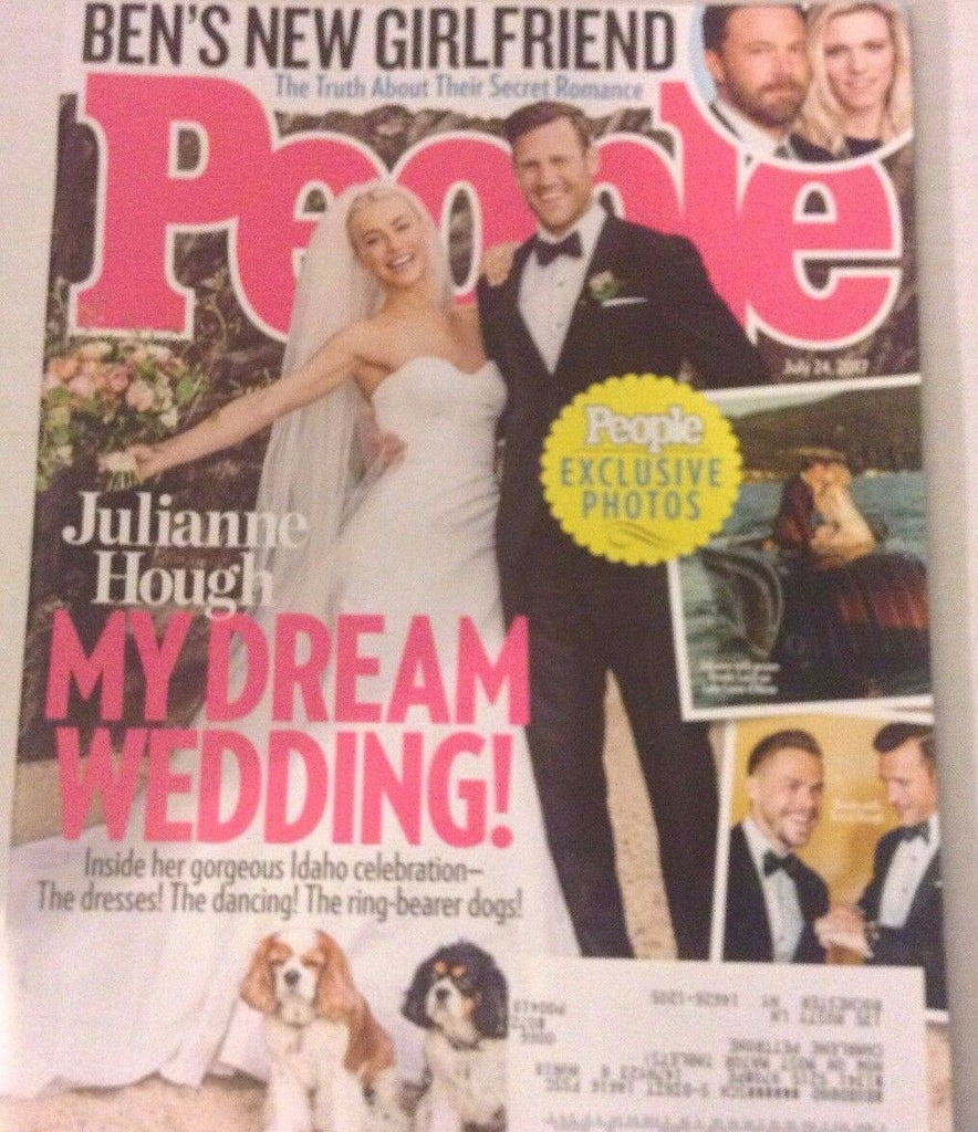 People Magazine Julianne Hough Dream Wedding July 24, 2017 080117nonrh