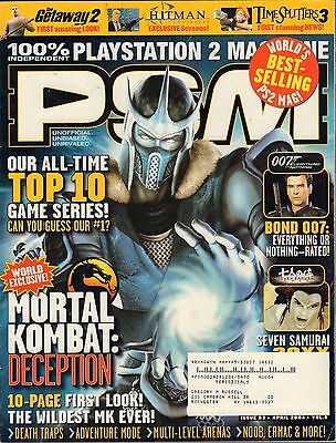 PSM April 2004 Mortal Kombat: Deception, The Getaway 2 w/ML VG 070816DBE2