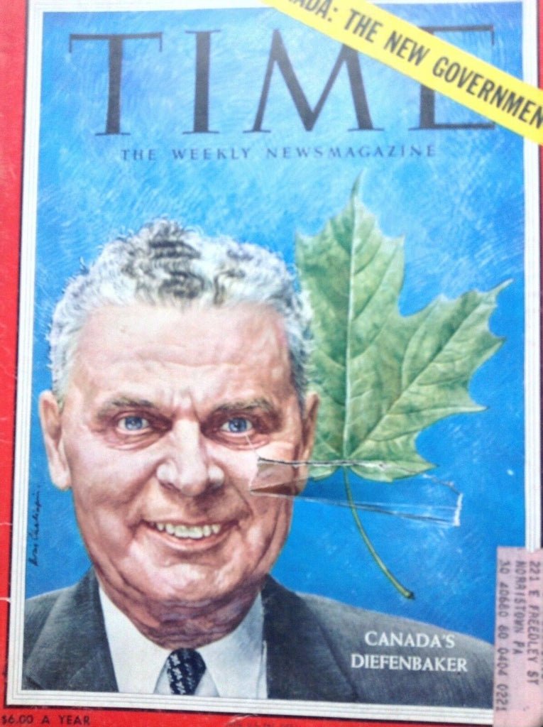 Time Magazine Canada's Diefenbaker August 5, 1957 091417nonrh2
