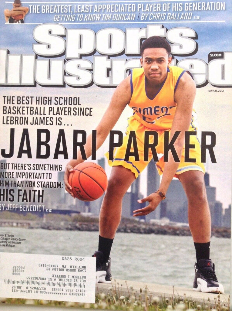 Sports Illustrated Magazine Jabar Parker May 21, 2012 091417nonrh3
