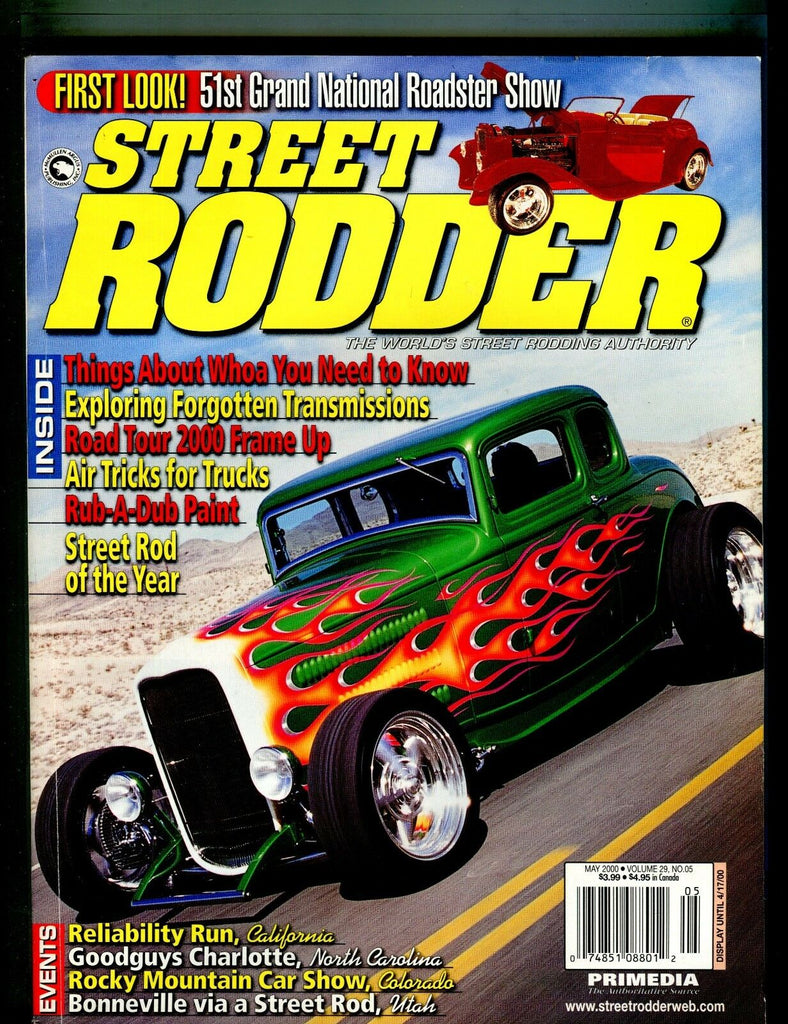 Street Rodder Magazine May 2000 EX No ML 021917jhe