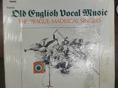 The Old English Vocal Music The Prague Madrigal Singers 33RPM EX 120215 TLJ