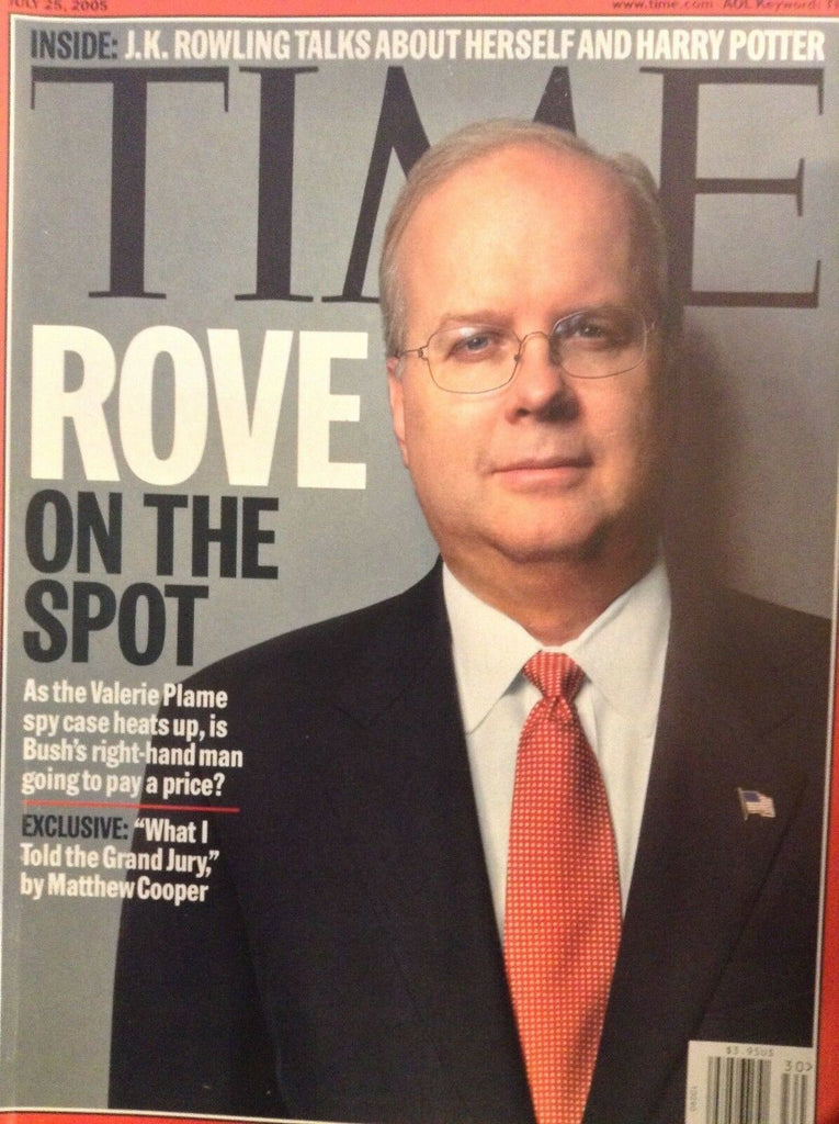 Time Magazine Chief Of Staff Rove & Valerie Plame July 25, 2005 041818nonrh