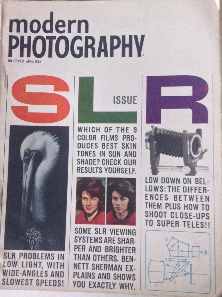 Modern Photography Magazine SLR Issue April 1963 082617nonrh