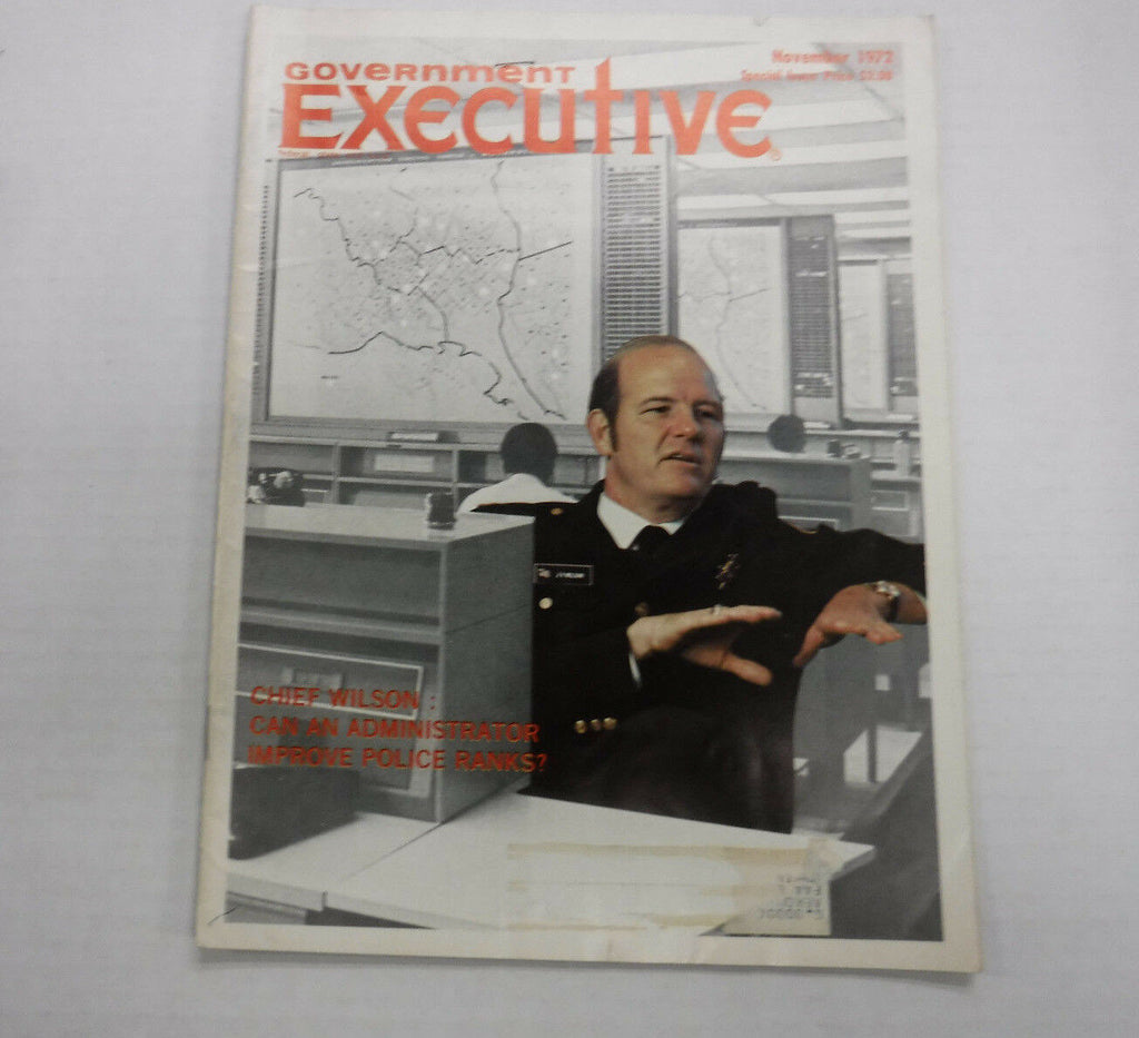 Government Executive Magazine Chief Wilson November 1972 FAL FAA 110816R