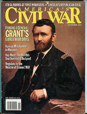 America's Civil War Magazine November 1994 Grant's Early War Days EX 080616jhe