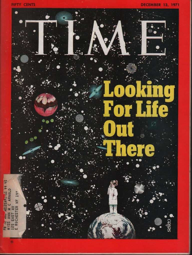 Time Magazine December 13 1971 Looking For Life Out There 100818AME2