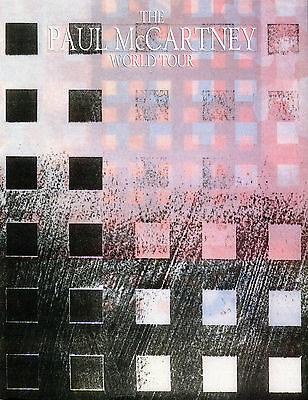 The Paul McCartney World Tour Program 1989 EX 040416jhe