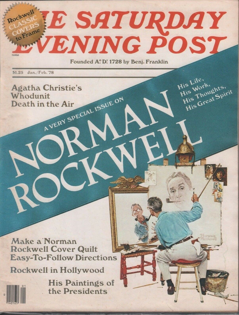 Saturday Evening Post January February 1978 Norman Rockwell w/ML 080118DBE
