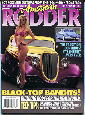 American Rodder July 1993 Black-Top Bandits! Best Merc Ever EX 122815jhe