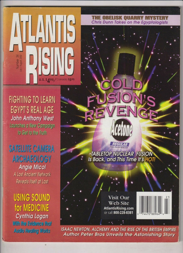 Atlantis Rising Mag Cold Fusion's Revenge No.34 2002 121319nonr2