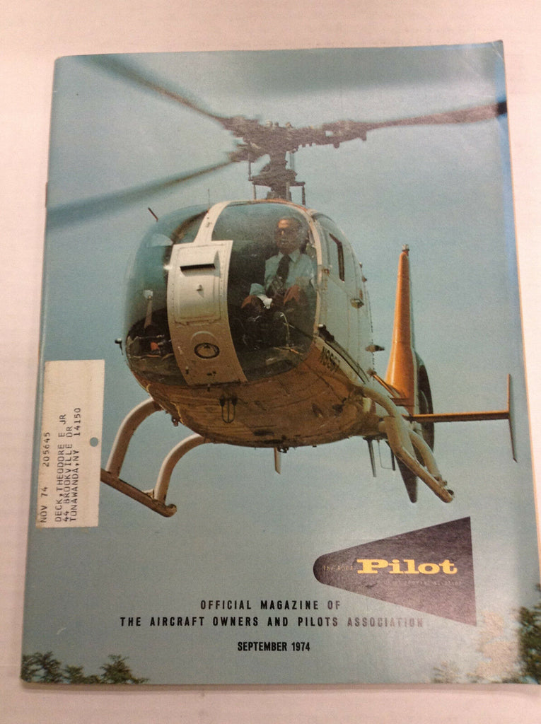 The Aopa Pilot Magazine As Narco Sees It Swains Island September 1974 120116R