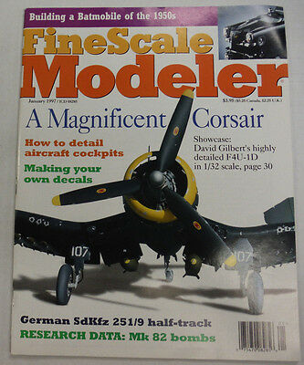 FineScale Modeler Magazine A Magnificent Corsair January 1997 042515R
