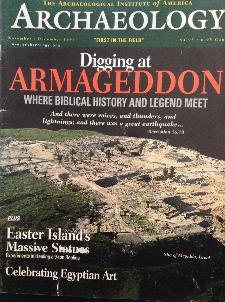 Archaeology Magazine Digging At Armageddon November/December 1999 123117nonrh