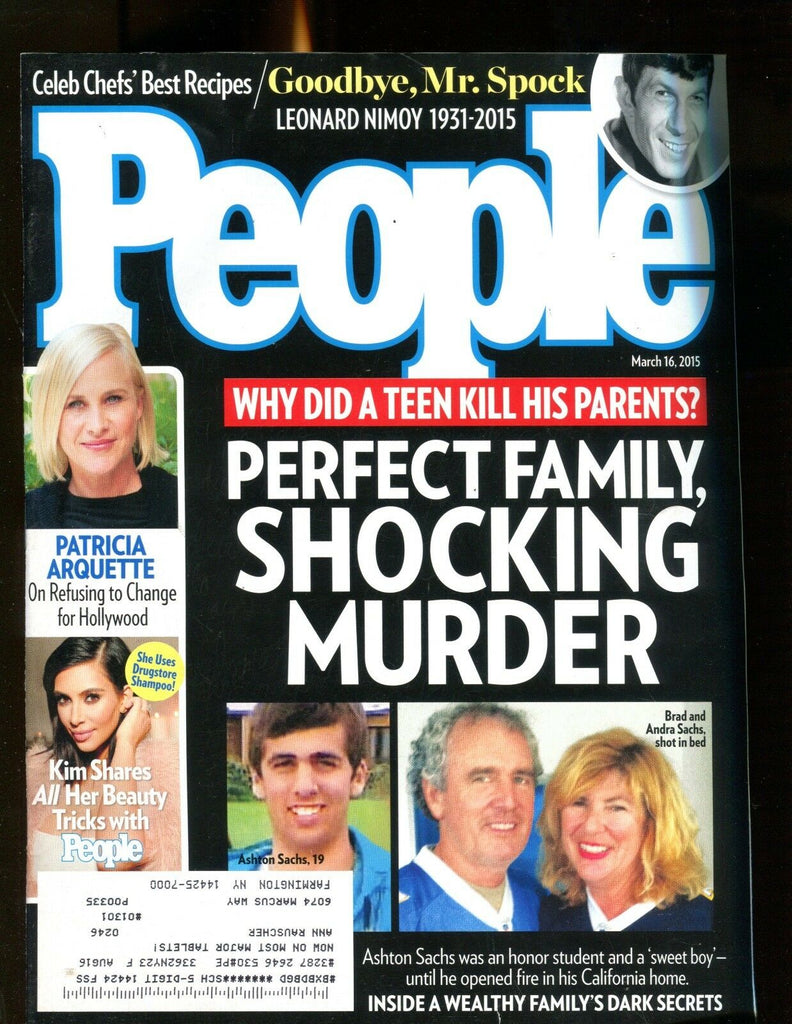 People Magazine March 16 2015 Patricia Arquette EX w/ML 122216jhe