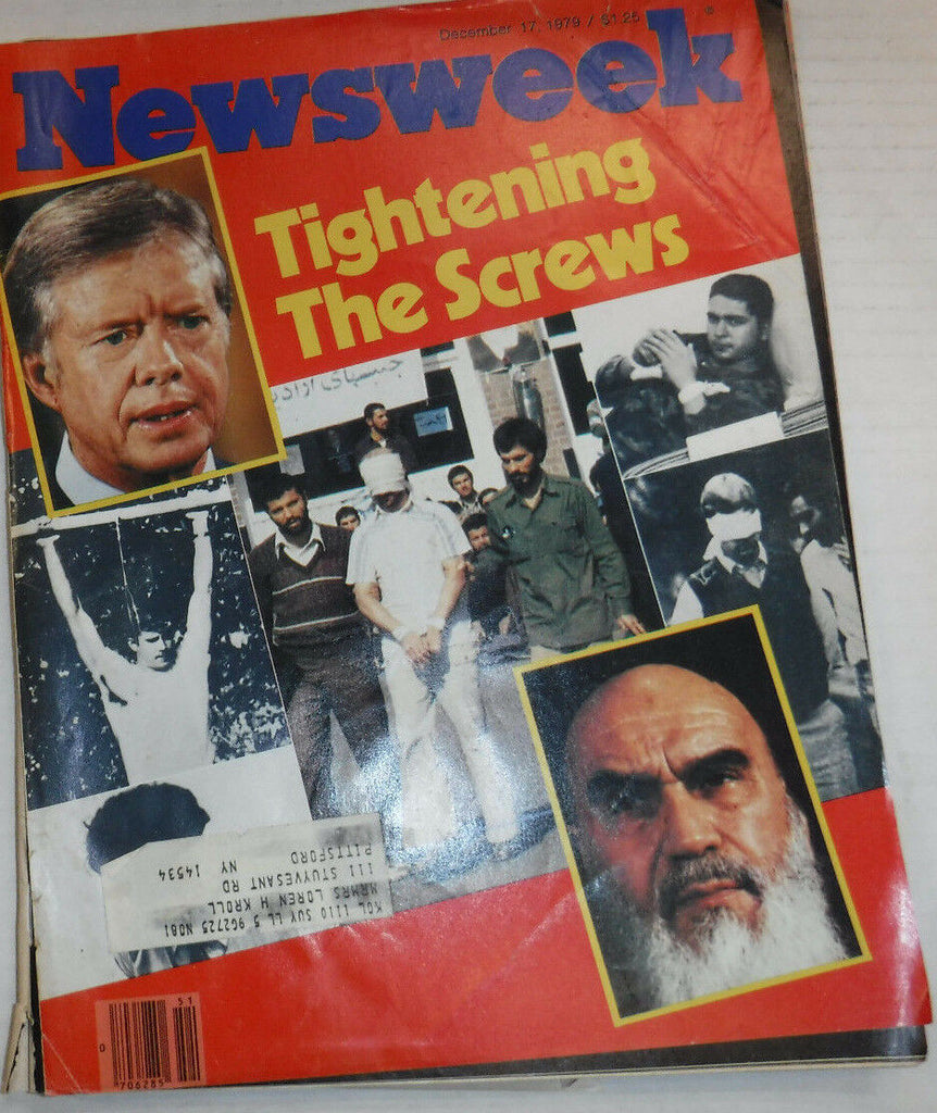 Newsweek Magazine Jimmy Carter Tightens Screws December 17, 1979 101016R