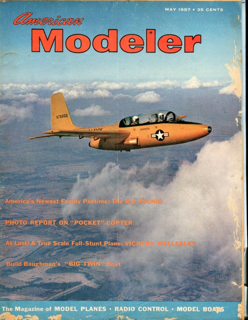 American Modeler Magazine May 1957 Pocket Copter ACC No ML 040717nonjhe
