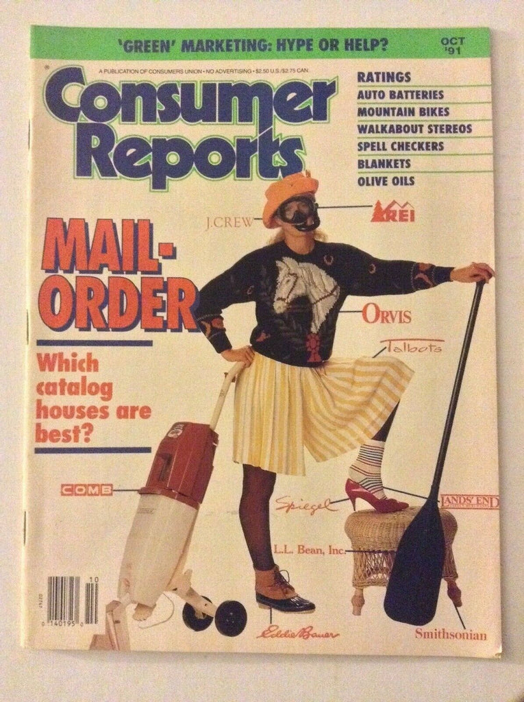 Consumer Reports Mail Order Which Catalogs October 1991 060119nonrh