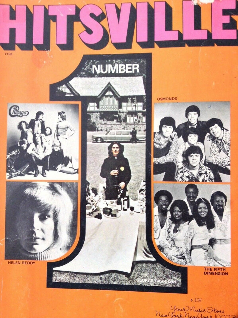 Hitsville Music Magazine Music Sheets Osmonds Helen Reddy 1980s 120618nonrh