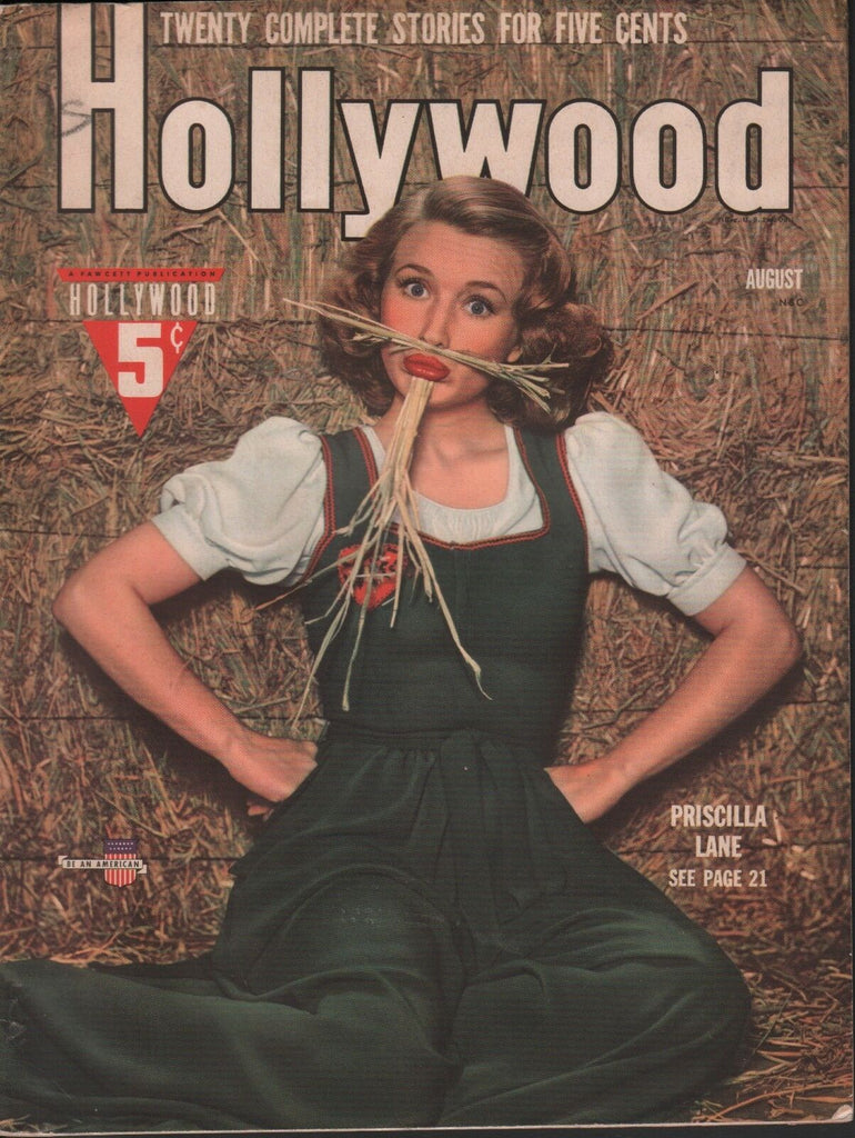 Hollywood Magazine August 1941 Priscilla Lane The Marx brothers 062218DBE