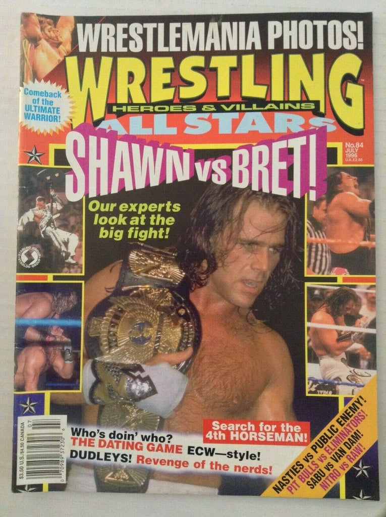 Wrestling Heroes & Villains All Stars Shawn Michaels July 1996 022319nonrh