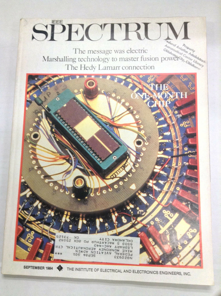 IEEE Spectrum Magazine One Month Clip September 1984 FAA 042617nonr
