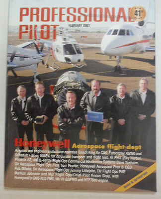 Professional Pilot Magazine Honeywell Aerospace February 2007 FAL 060215R
