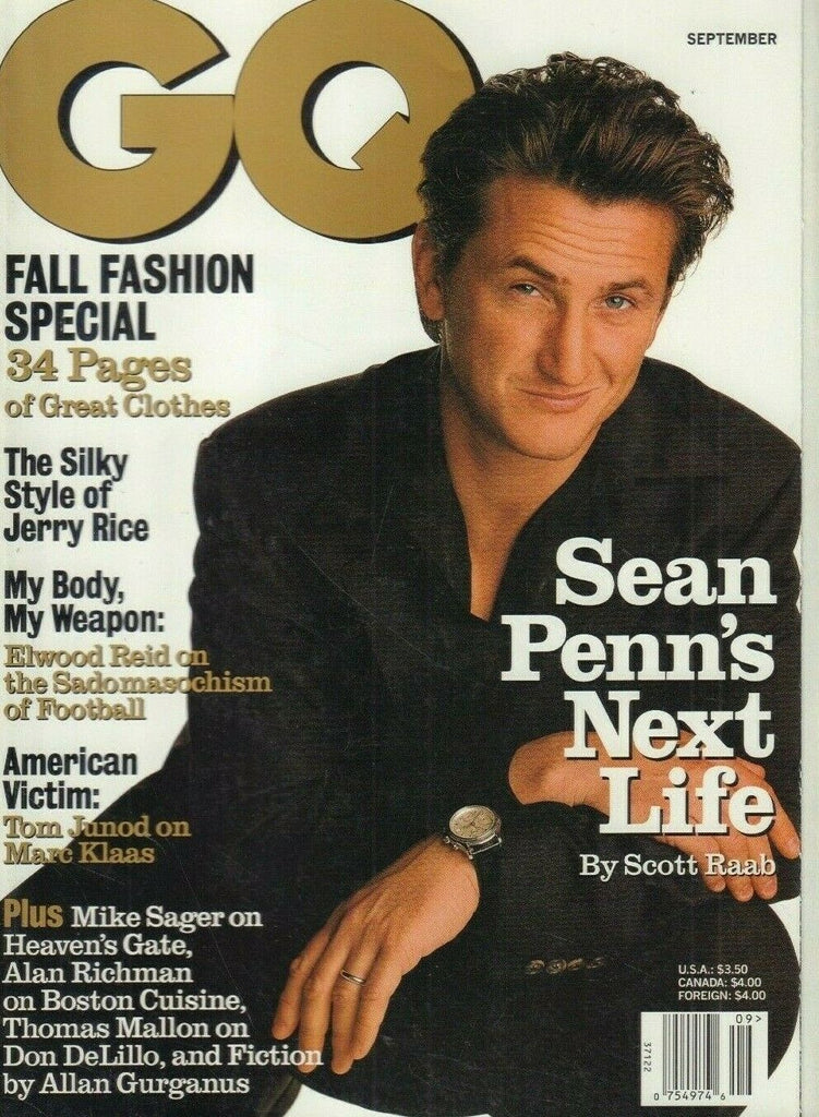GQ September 1997 Sean Penn Elwood Reid Tom Junod Mike Sager 030619DBE