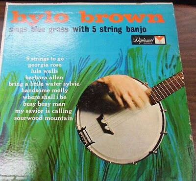Hylo Brown sings blue rass with 5 string banjo 33 RPM 2604B 091116LLE
