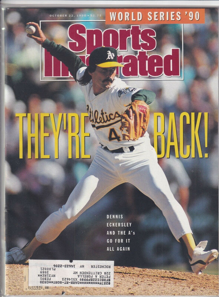 Sports Illustrated Dennis Eckersley World Series October 22, 1990 091619nonr