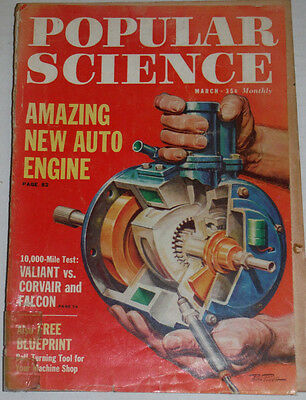 Popular Science Magazine Amazing New Auto Engine March 1960 120514R
