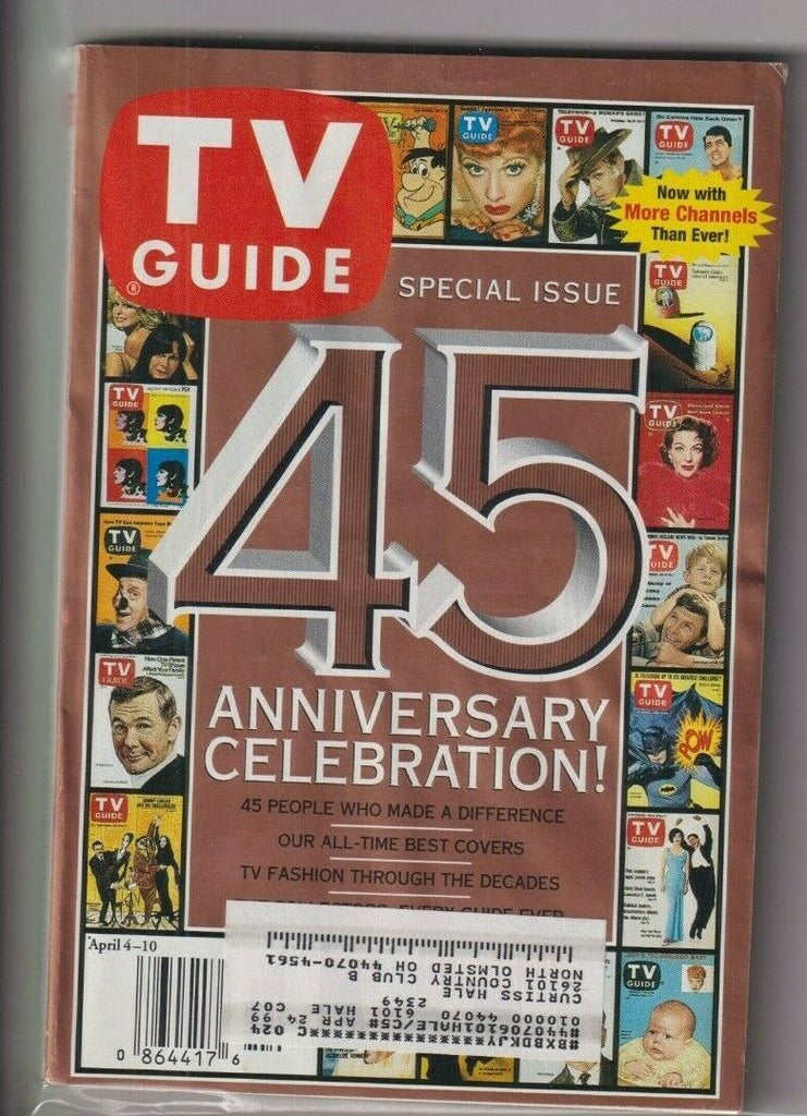 CLEV Metro Ed. Tv Guide 45th Anniversary April 4-10, 1998 111619nonr2