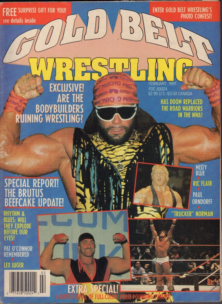 Gold Belt Wrestling February 1991 Randy Savage, Misty Blue, Ric Flair 110916DBE