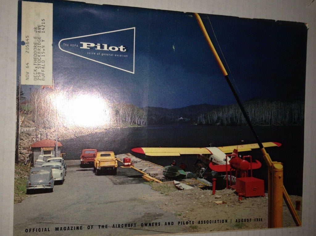 The AOPA Pilot Airplane Magazine Bellah & Kansas Flyer August 1964 120716rh2