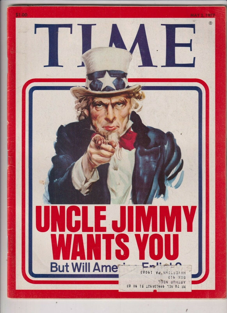 Time Magazine Uncle Sam May 2, 1977 110619nonr