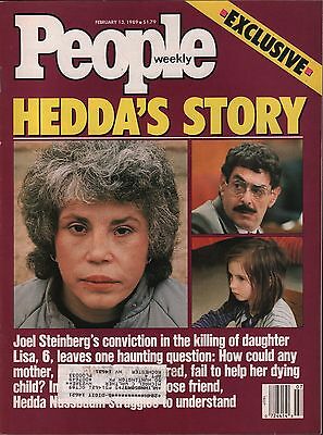 People Weekly February 13 1989 'Hedda's Story' Joel Steinberg w/ML VG 012716DBE