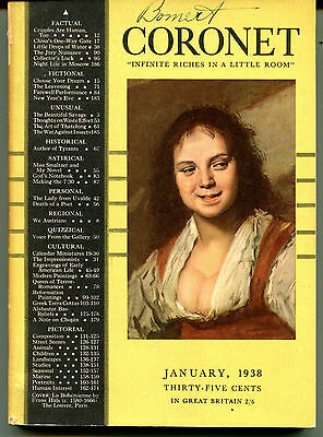 Coronet Magazine January 1938 La Bohemienne w/writing on top EX 121815jhe2