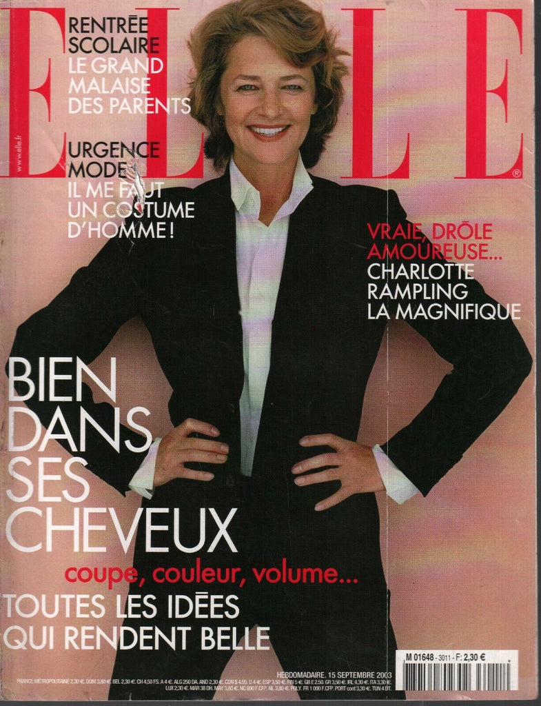 Elle French Fashion Sept 15 2003 Charlotte Rampling Stella McCartney 090820ame2