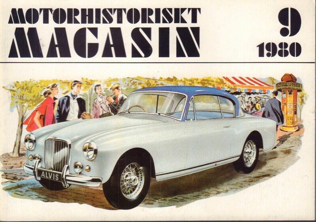Motorhistoriskt Magasin Swedish Car Magazine 9 1980 Alvis 032717nonDBE