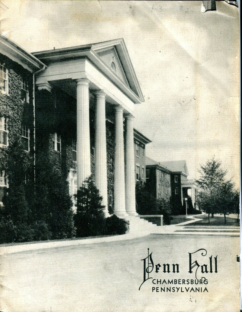 Vintage Penn Hall Chambersburg Pennsylvania Booklet VG 092016jhe