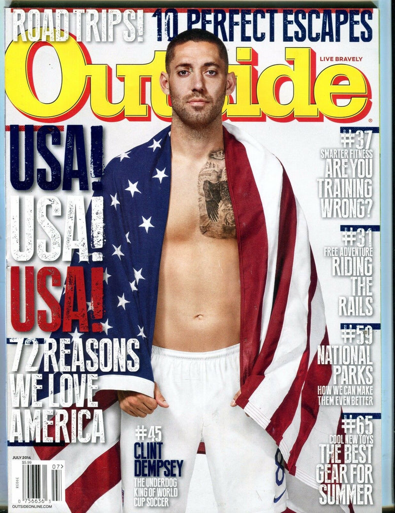 Outside Magazine July 2014 Clint Dempsey EX No ML 051117nonjhe