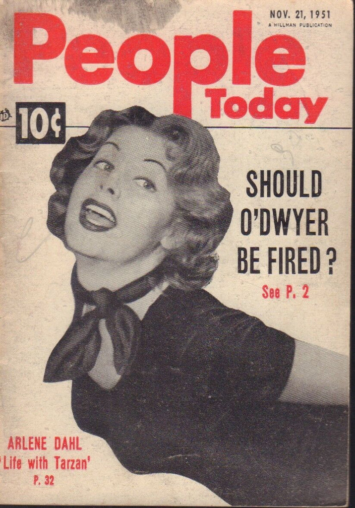People Today Digest November 21 1951 Arlene Dahl Cheesecake Pin Up 091318AME2