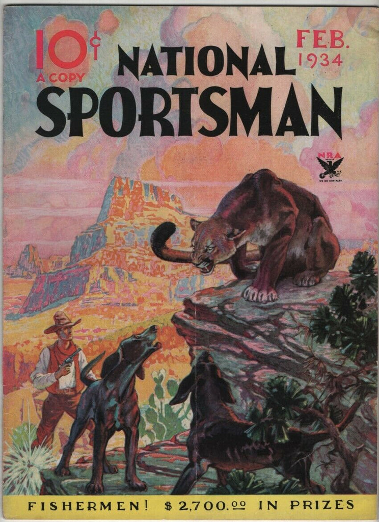 National Sportsman Mag Sand Bar Serenade & Mantrap February 1934 020321nonr