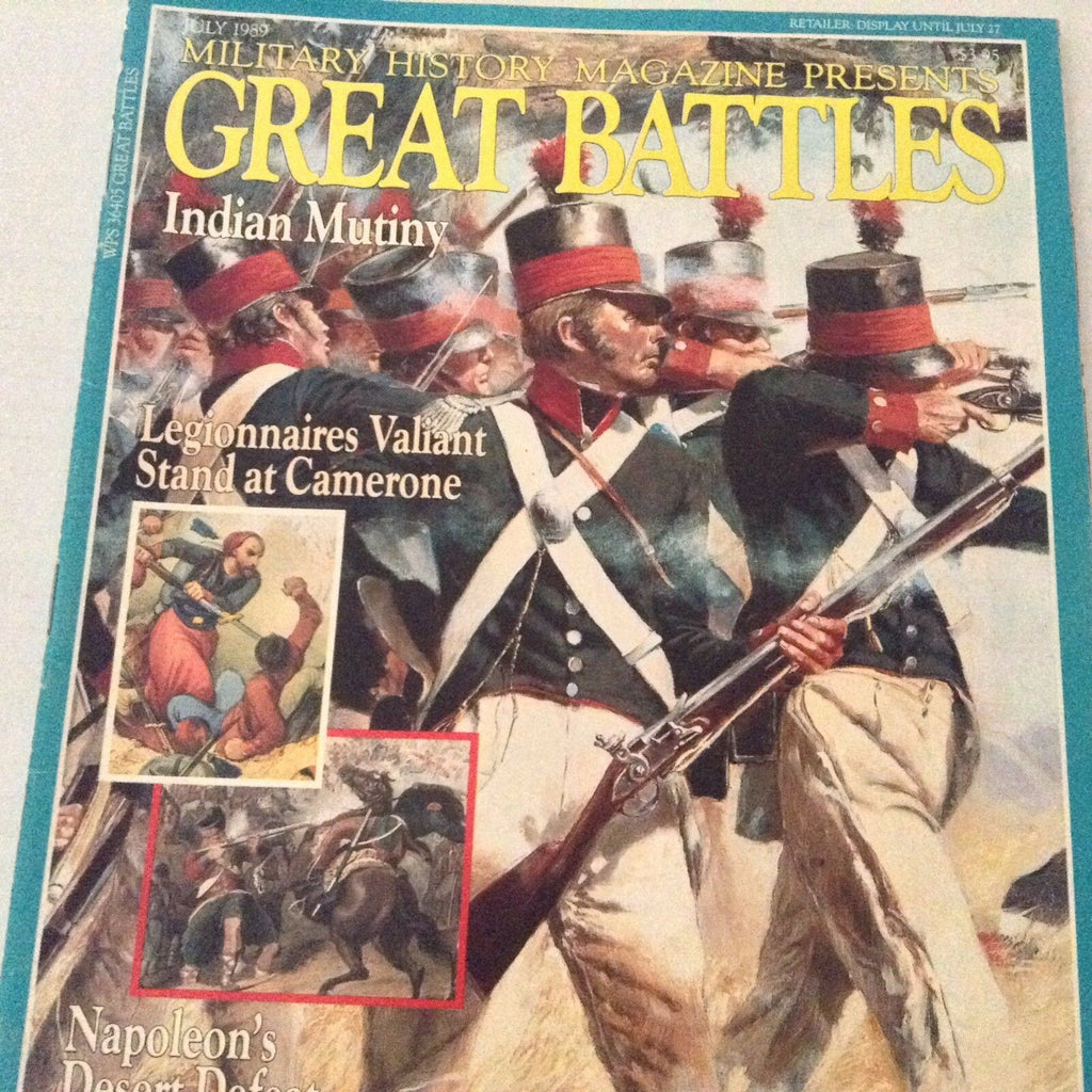 Great Battles Magazine Indian Mutiny Legionnaires Valiant July 1989 071417nonrh